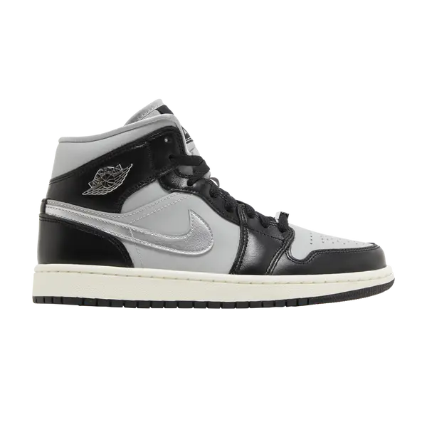 Wmns Air Jordan 1 Mid SE 'Black Chrome'