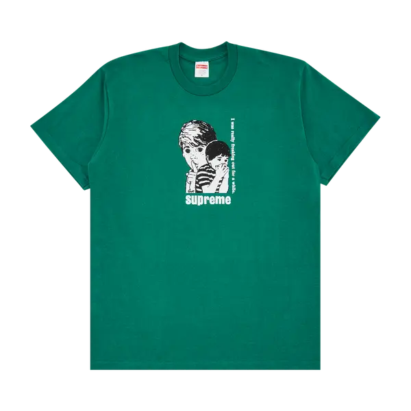 SUPREME FREAKING OUT TEE 'LIGHT PINE'