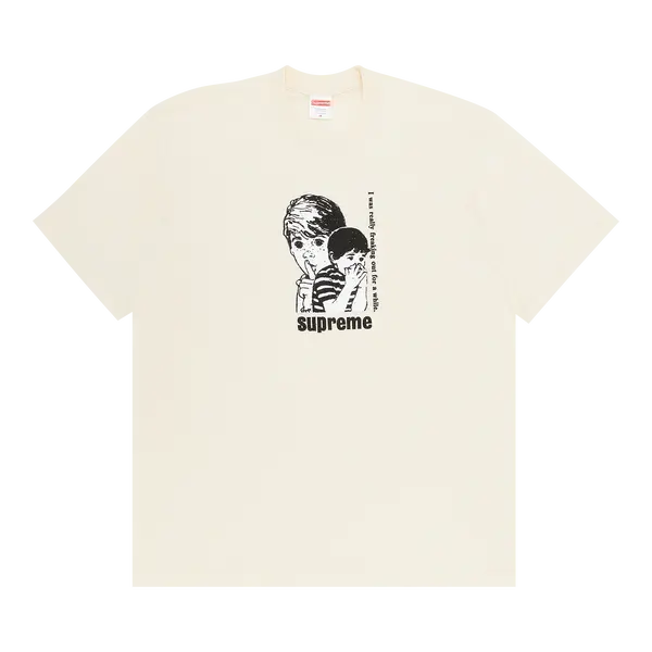 SUPREME FREAKING OUT TEE 'NATURAL'
