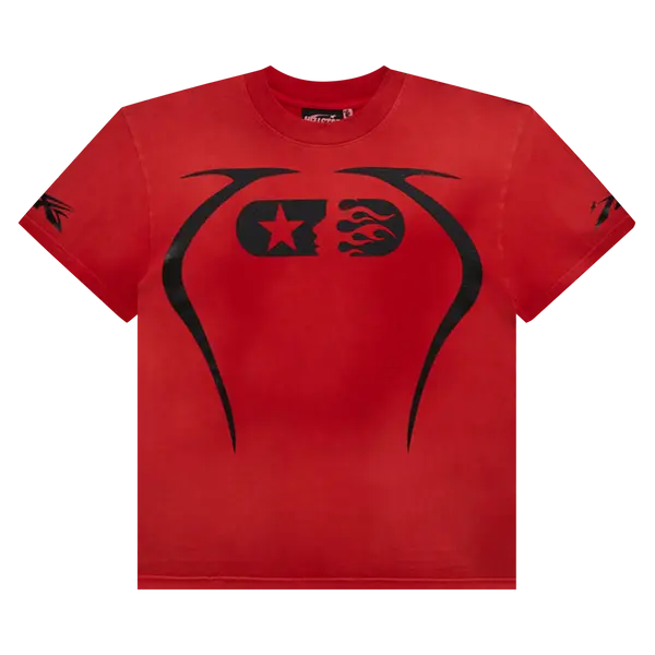HELLSTAR WARM UP T-SHIRT 'RED'