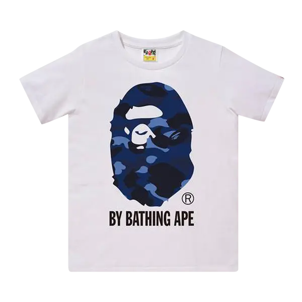 BAPE COLOR CAMO BY BATHING APE TEE 'WHITE/BLUE'