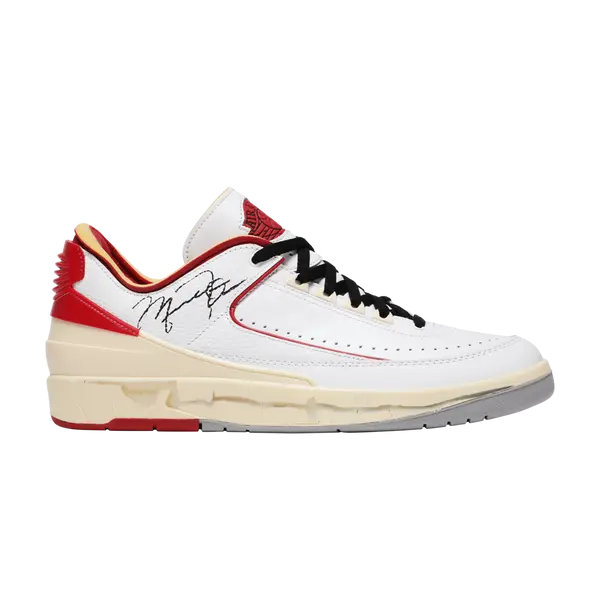 Off-White x Air Jordan 2 Retro Low SP 'White Varsity Red'