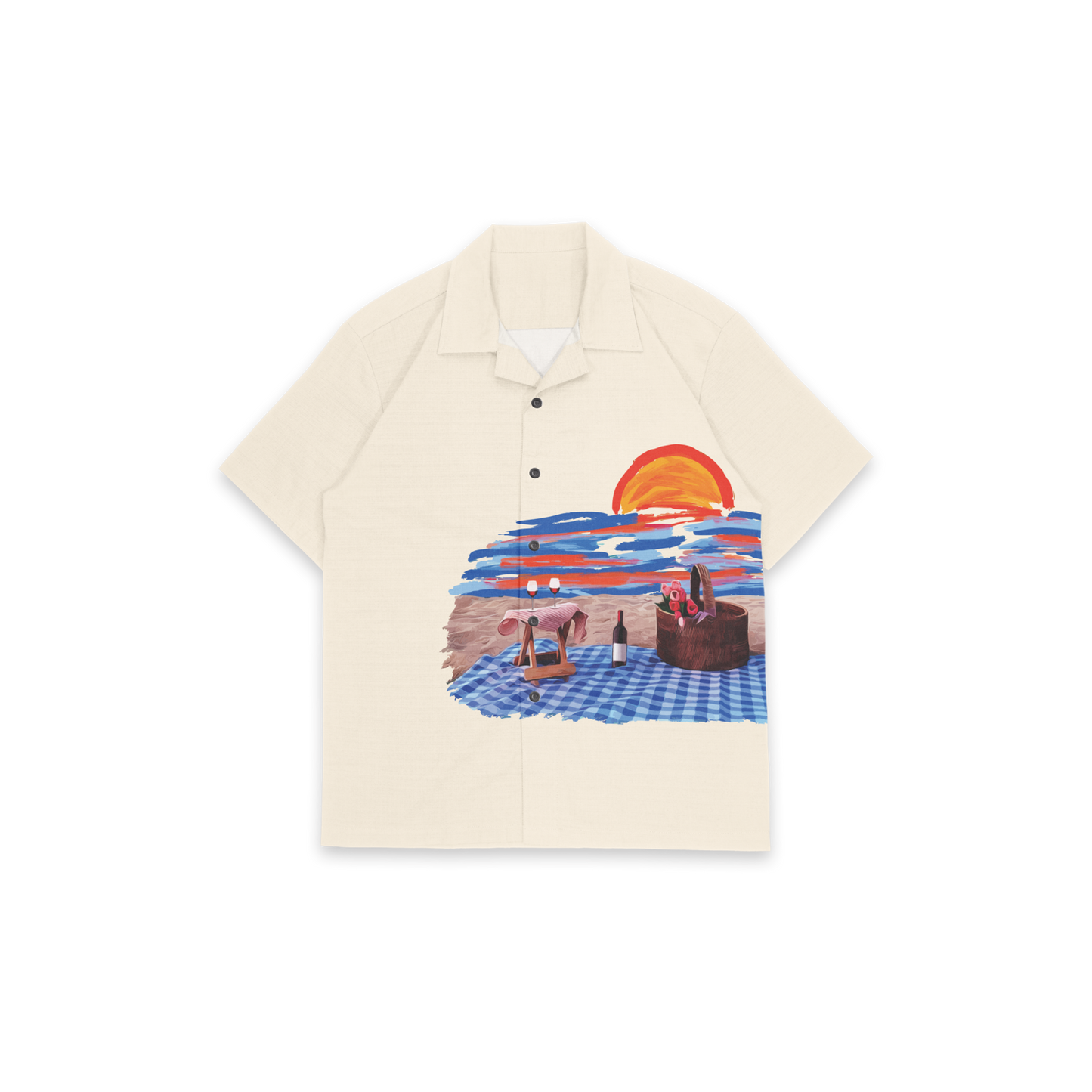 ATARDECER DE AGOSTO BUTTON UP SHIRT