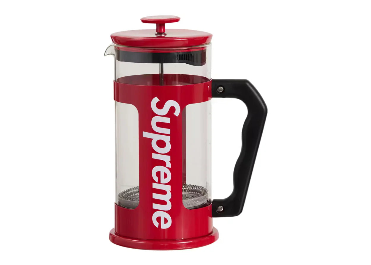 Supreme Bialetti 8 Cup French Press Red