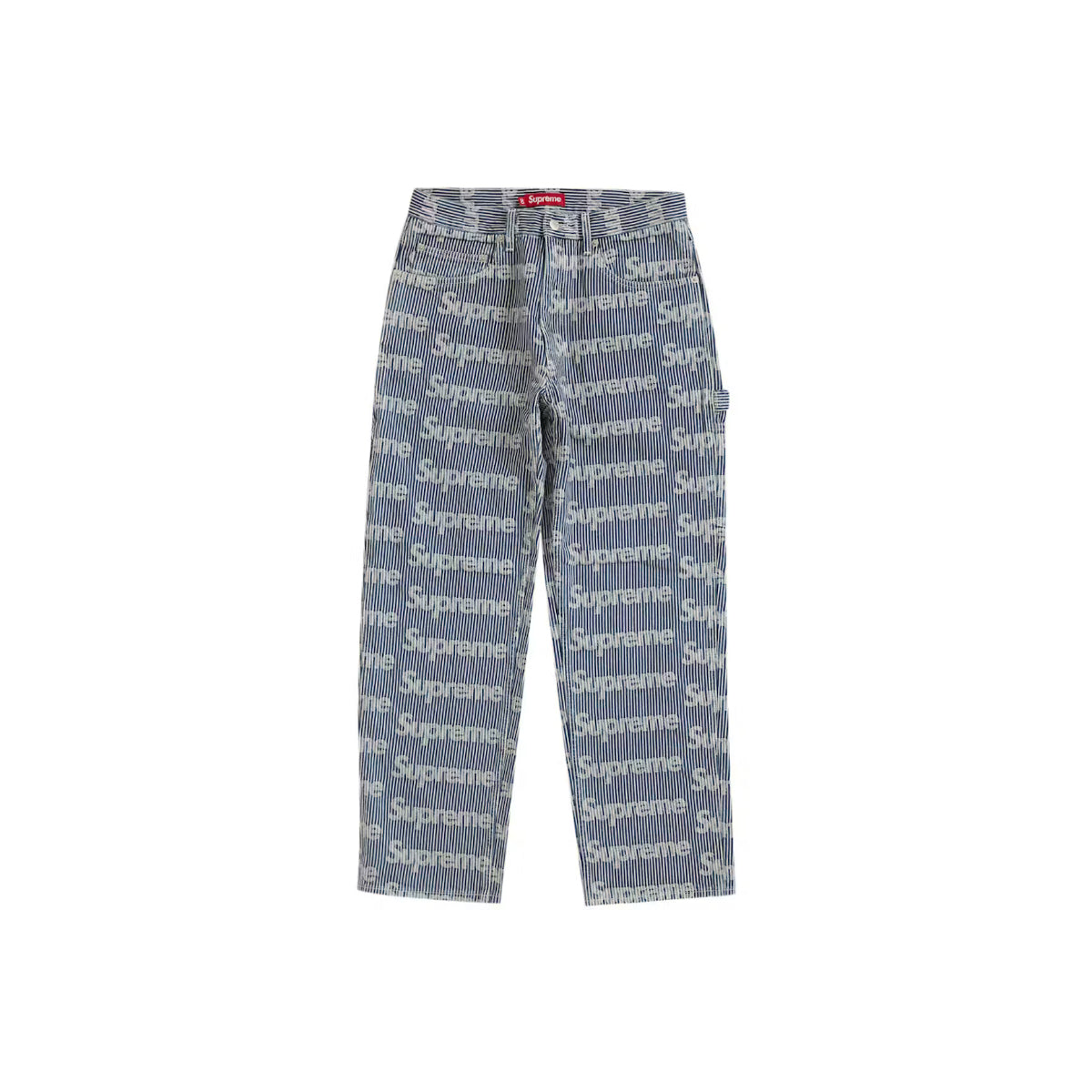 SUPREME DENIM PAINTER PANT 'STRIPE'