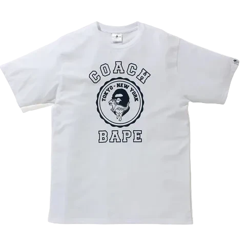 BAPE x Coach College Tee