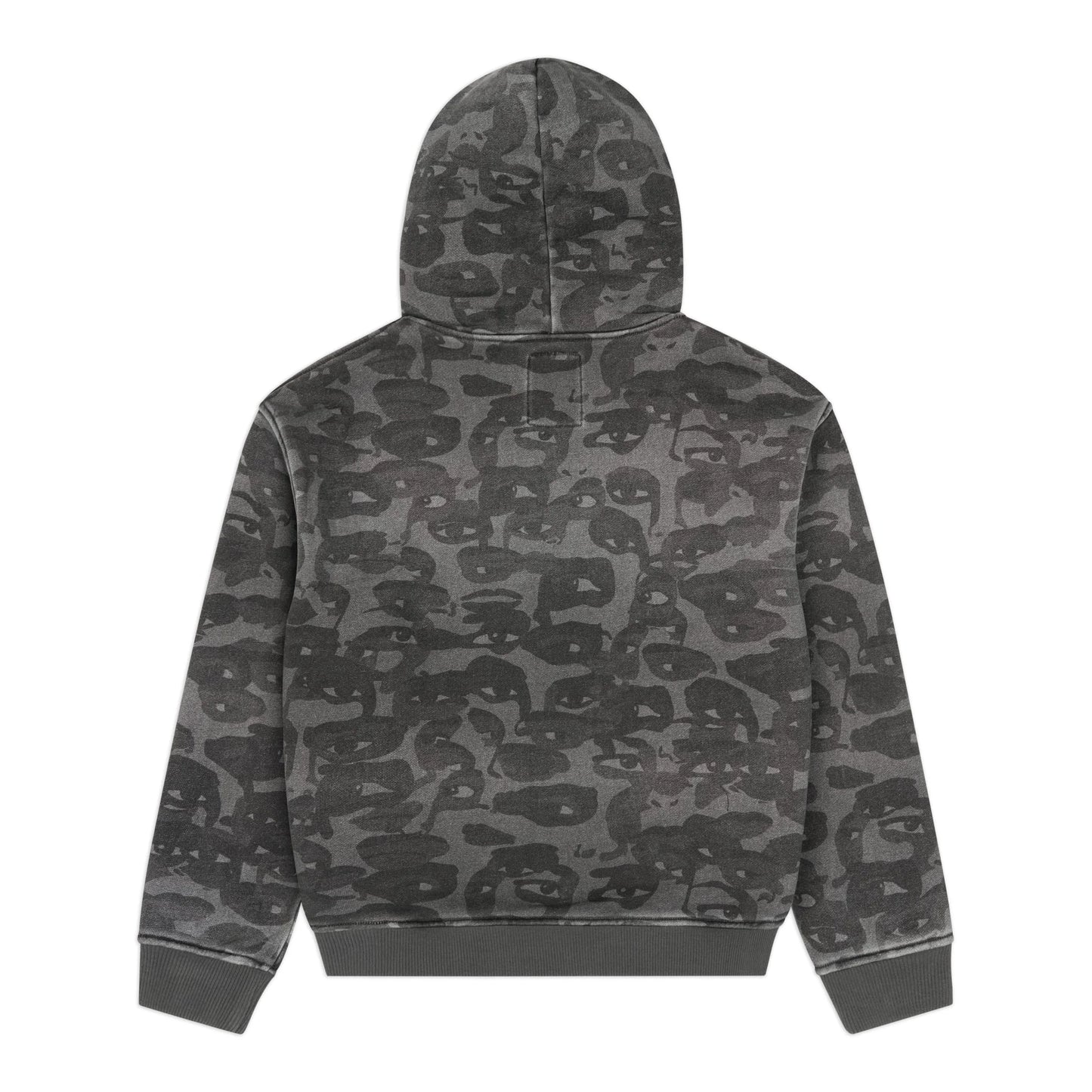KIDSUPER FACE CAMO HOODIE [BLACK]