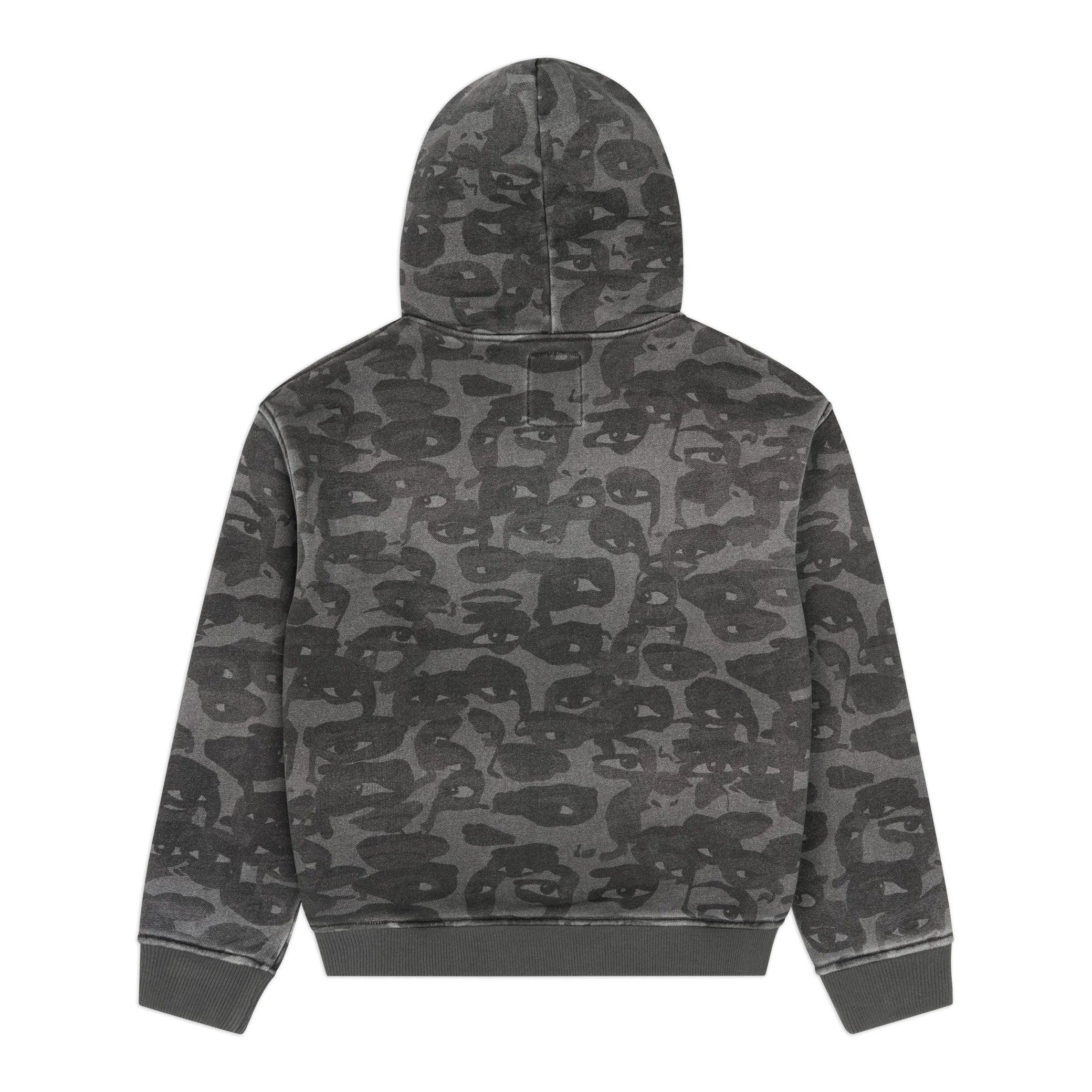 KIDSUPER FACE CAMO HOODIE [BLACK]
