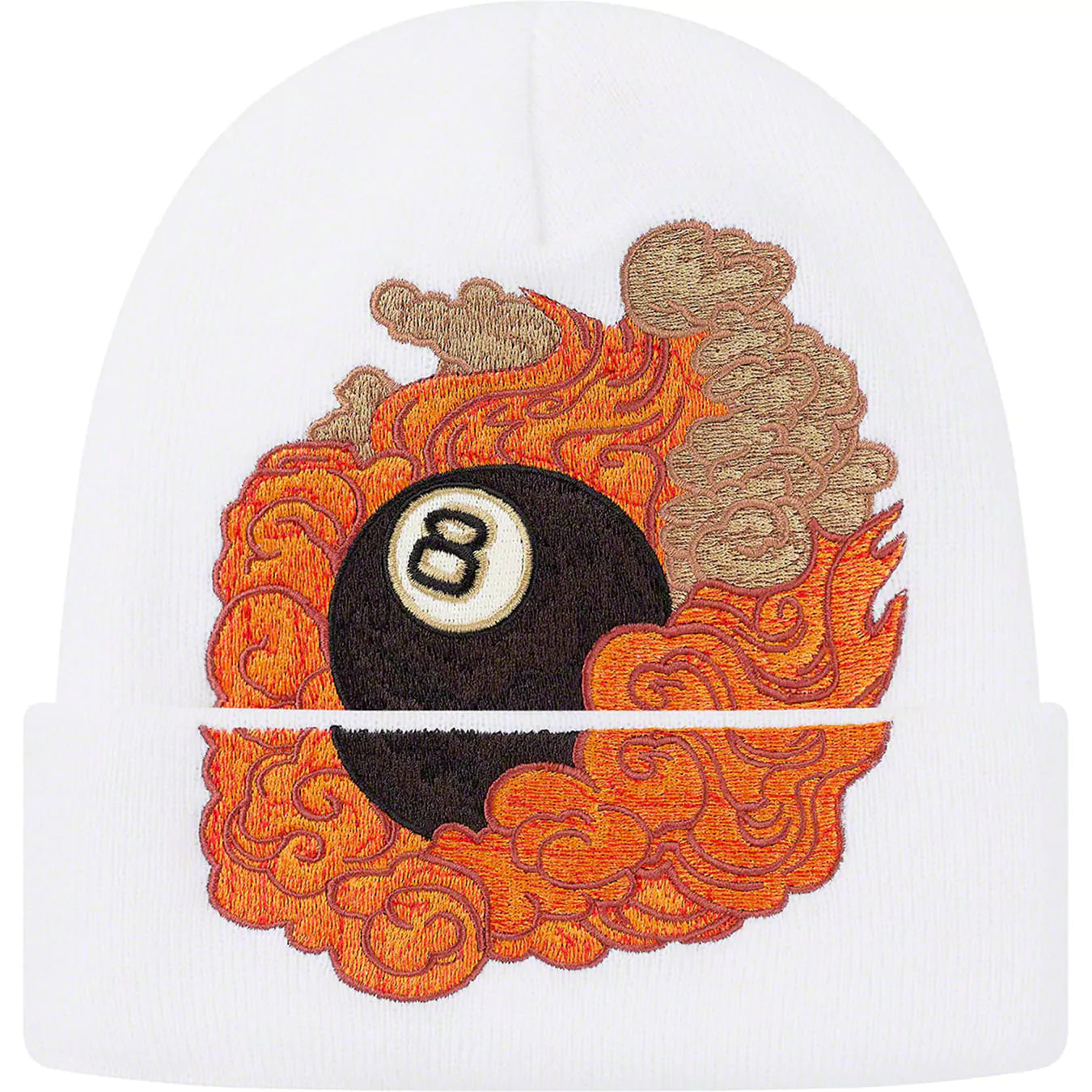 Supreme x Martin Wong 8-Ball Beanie - White