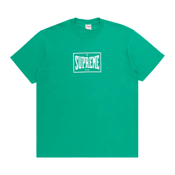 SUPREME WARM UP TEE 'GREEN'