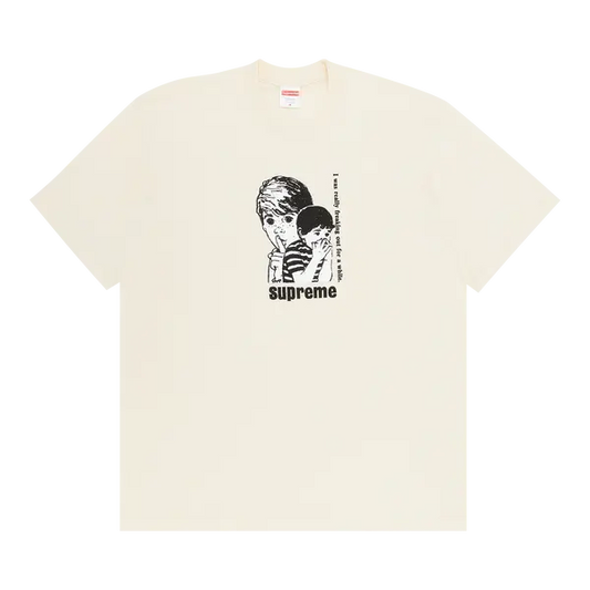 SUPREME FREAKING OUT TEE 'NATURAL'