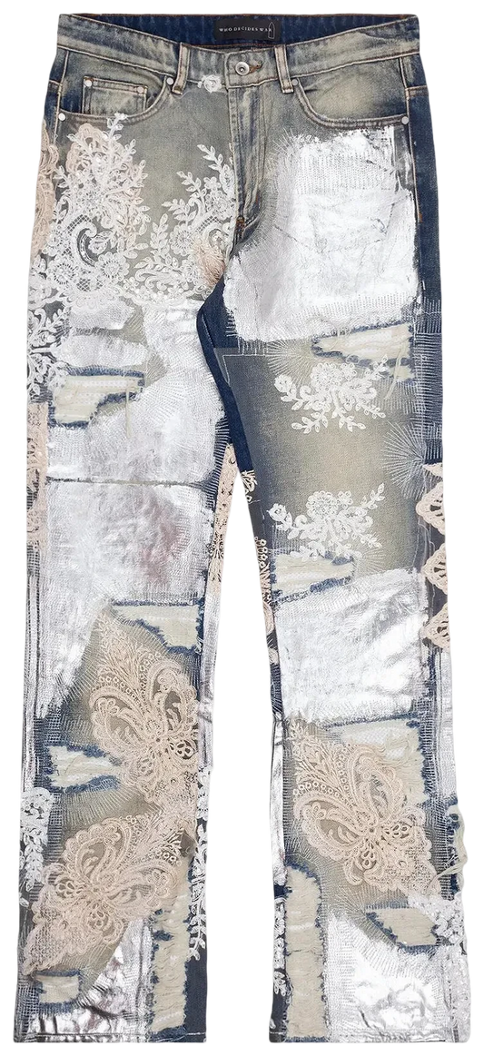 Who Decides War Metal Lace Denim 'Sky'
