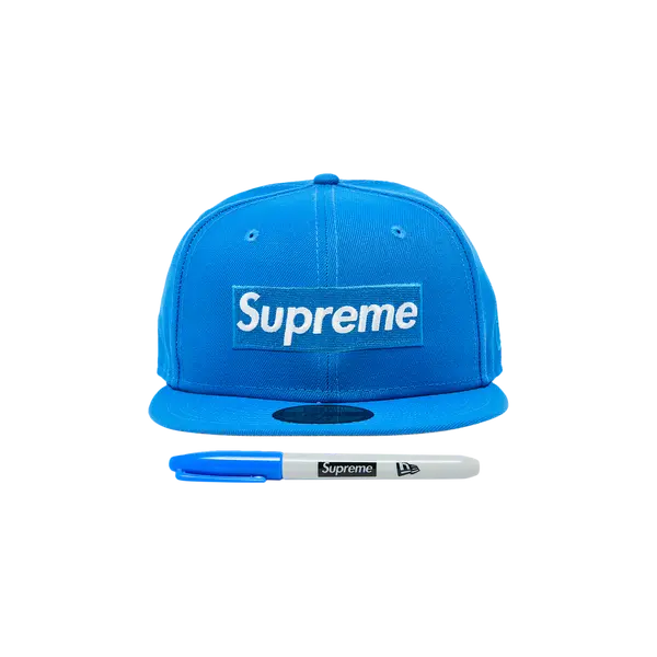 Supreme Sharpie Box Logo New Era 'Blue'