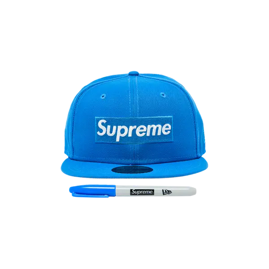 Supreme Sharpie Box Logo New Era 'Blue'