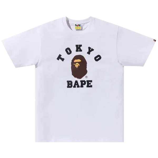 BAPE CITY TEE TOKYO COLLEGE 'WHITE'