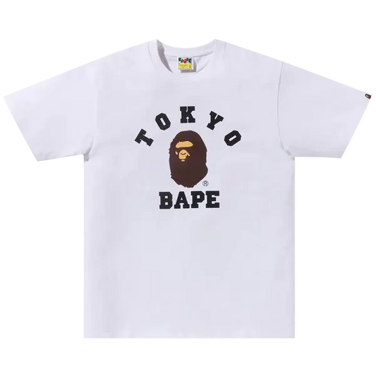 BAPE CITY TEE TOKYO COLLEGE 'WHITE'