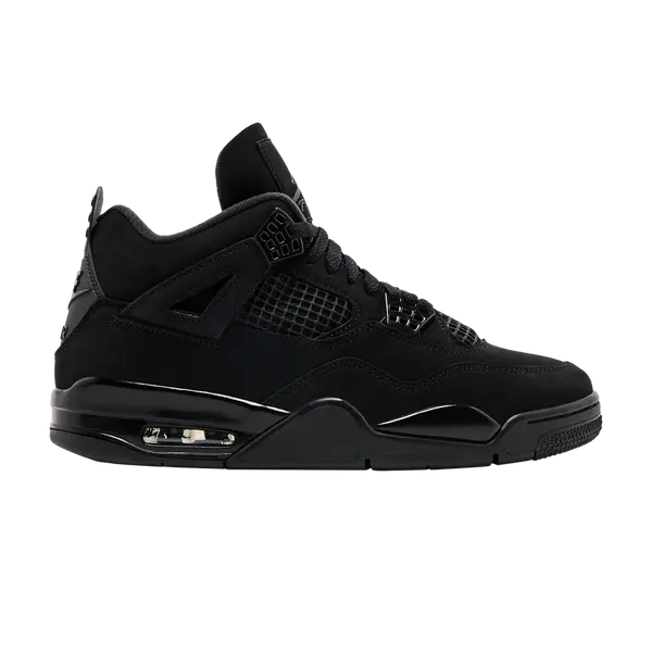 Air Jordan 4 Retro "Black Cat", side view