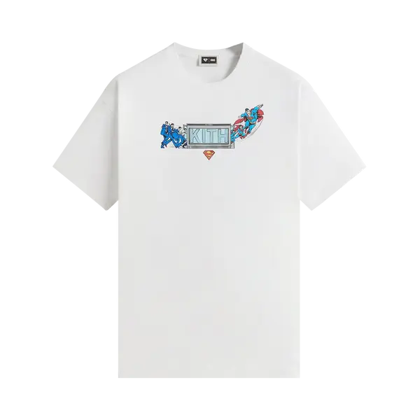 KITH X SUPERMAN BOOTH VINTAGE TEE 'WHITE'