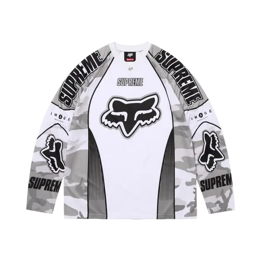 Supreme x Fox Racing DMX Jersey 'Snow Camo'
