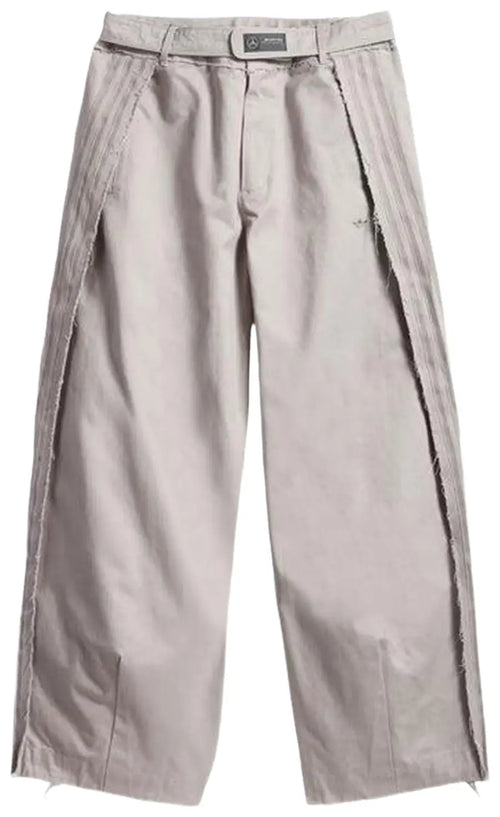adidas Originals x Bad Bunny x Mercedes-AMG PETRONAS F1 Race Pant "Clear Granite", front view