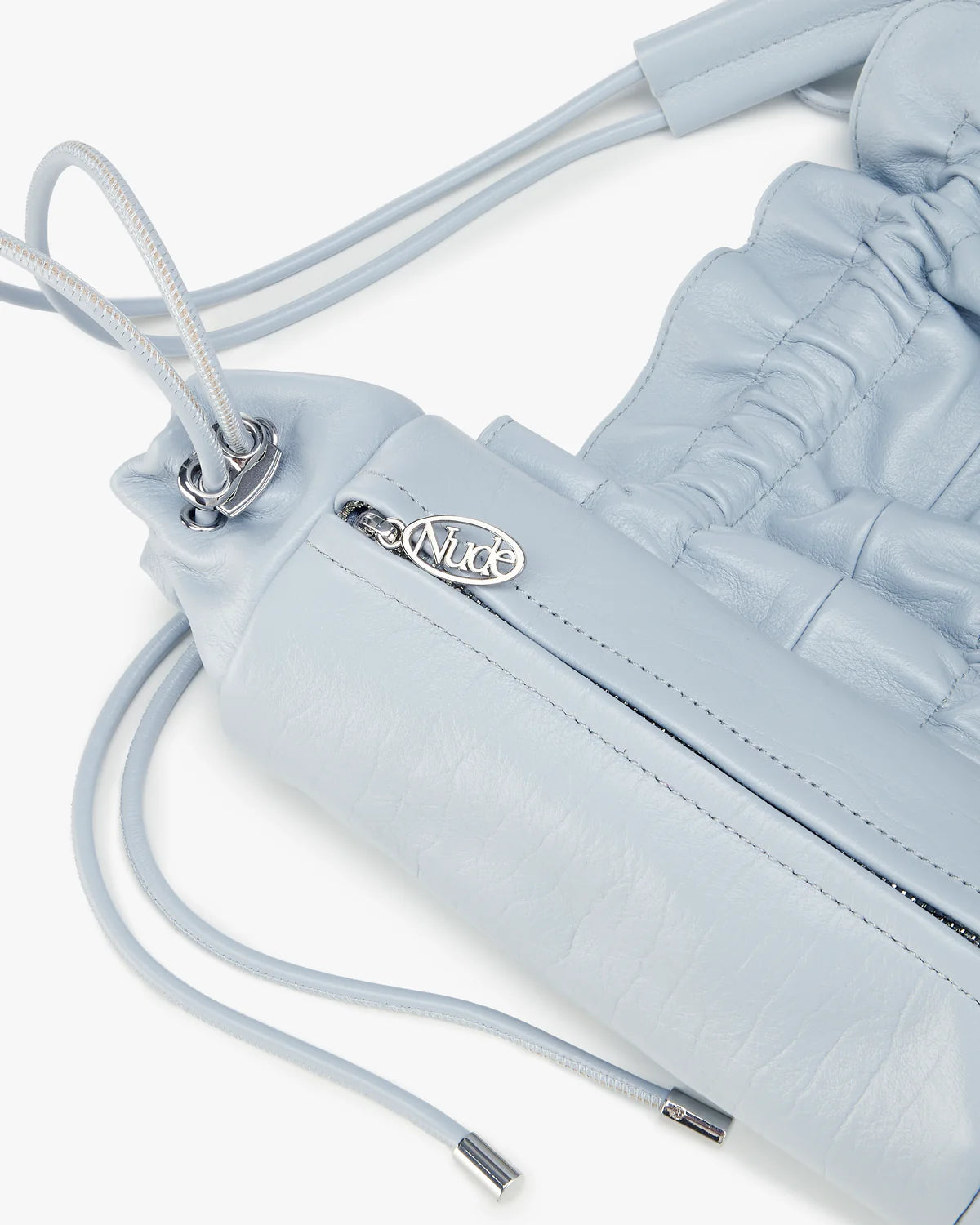 Nude Project - Oyster Leather Bag Blue