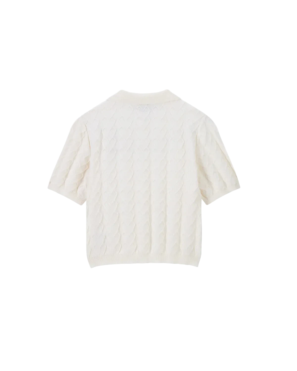 Nude Project Cora Knit Polo Off-White