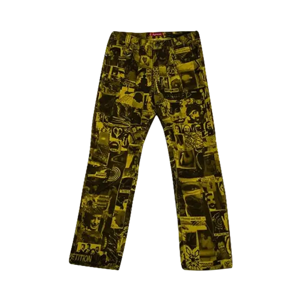Supreme Vibrations Corduroy Pant 'Yellow'