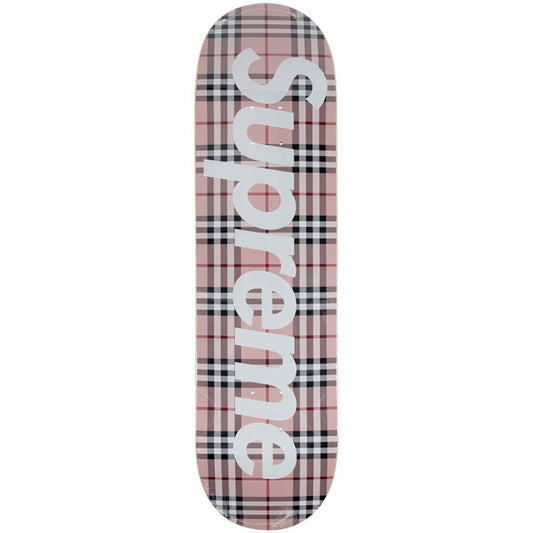 SUPREME X BURBERRY SKATE DECK
