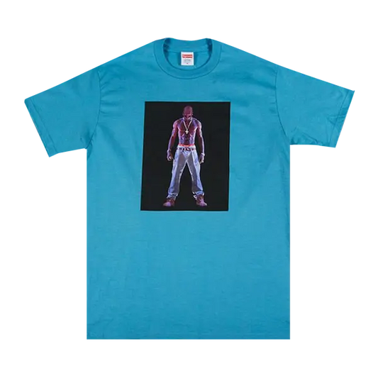 SUPREME TUPAC HOLOGRAM TEE 'LIGHT SLATE'
