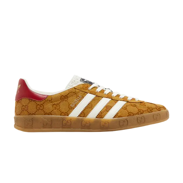 adidas x Gucci Gazelle "GG Monogram", side view