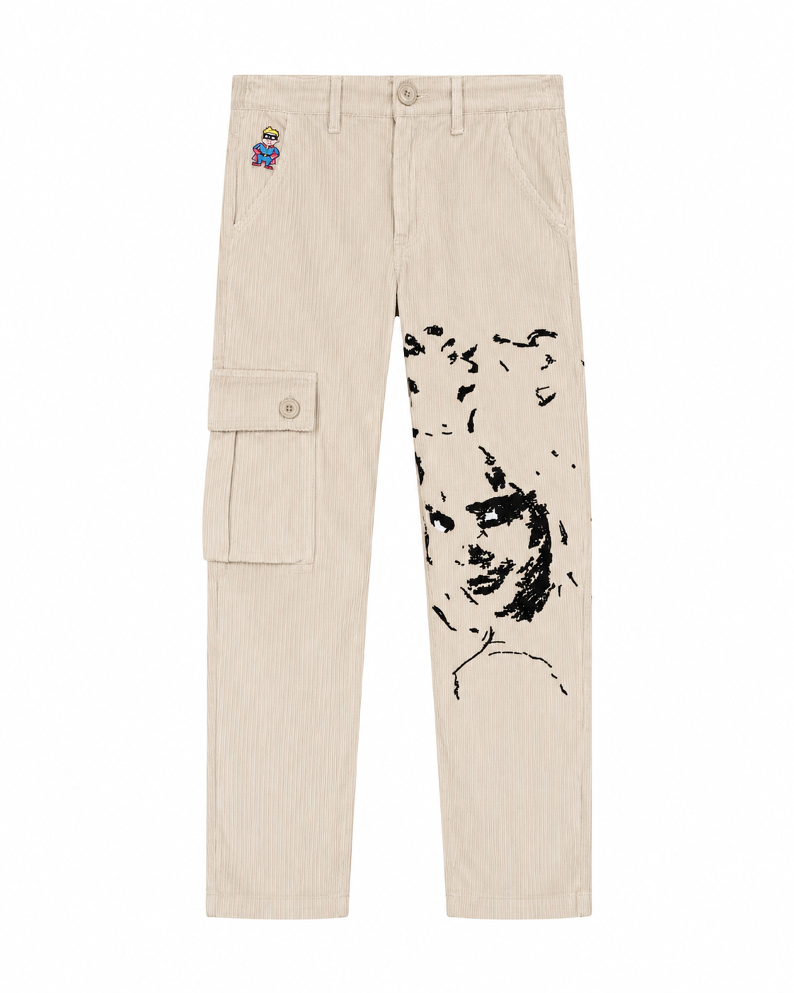 KidSuper The Con Artist Corduroy Cargo Pants 'Tan'