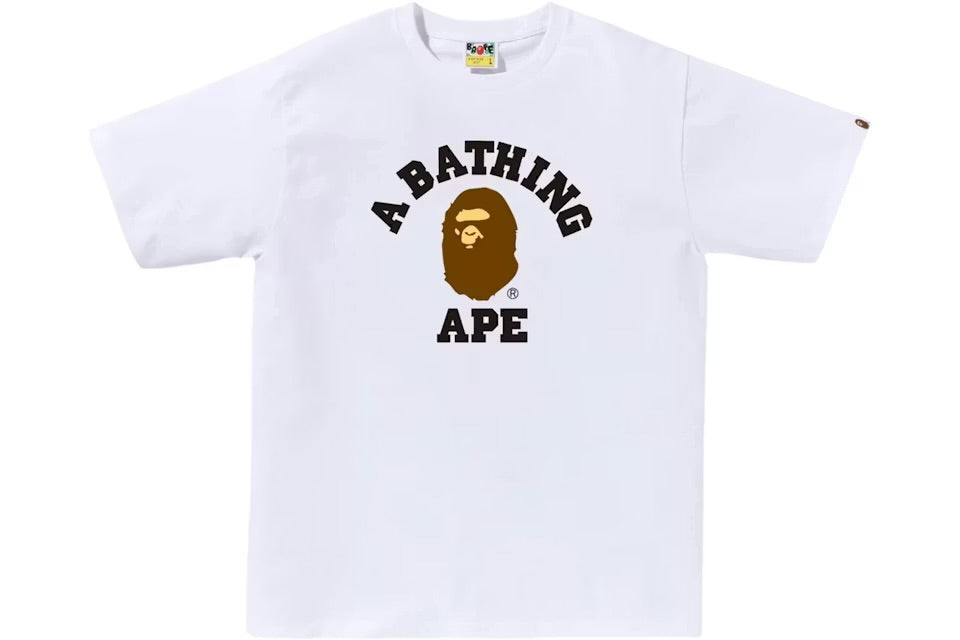 BAPE College Tee (FW25)
White