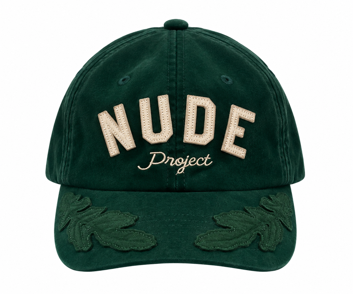 Nude Project Varsity Cap Green