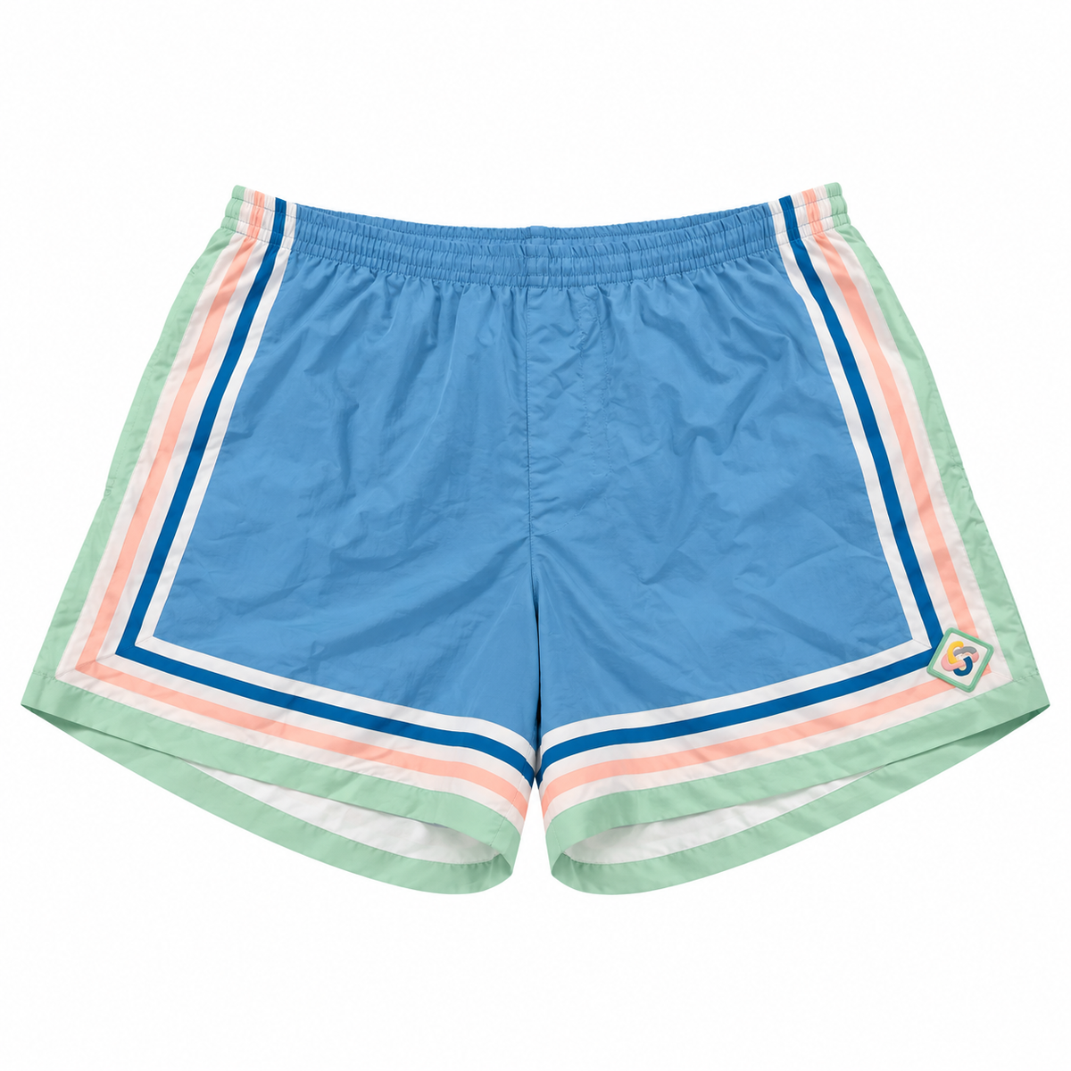 Casablanca Swim Trunks ‘Blue Stripe/Multicolor’