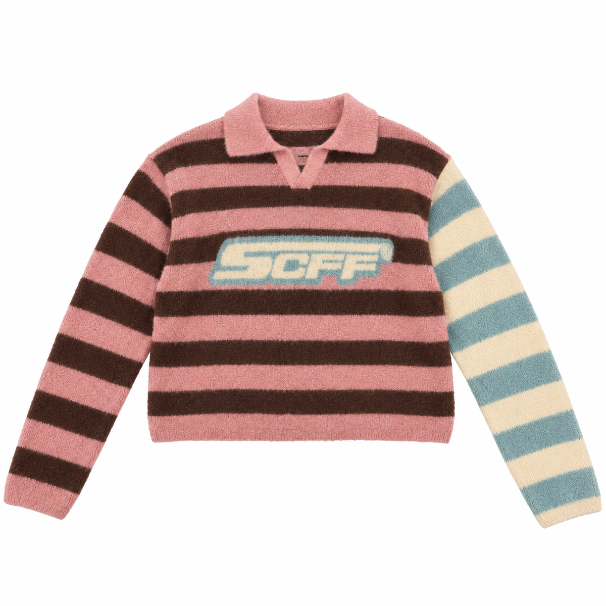 Scuffers Stripe Mohair Polo