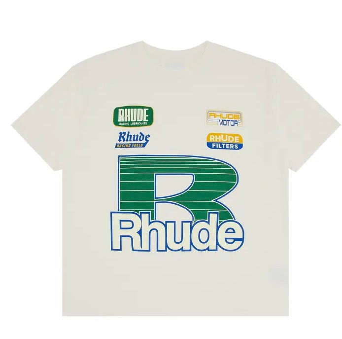 Rhude Roadway Racing Tee 'Vintage White'