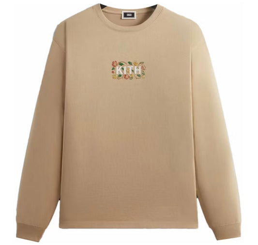 Kith Floral Classic Logo Long Sleeve Tee