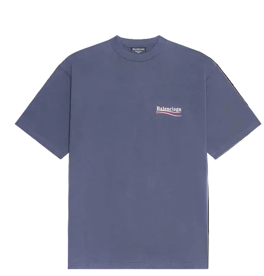 Balenciaga Large Fit T-Shirt 'Dark Grey/White'