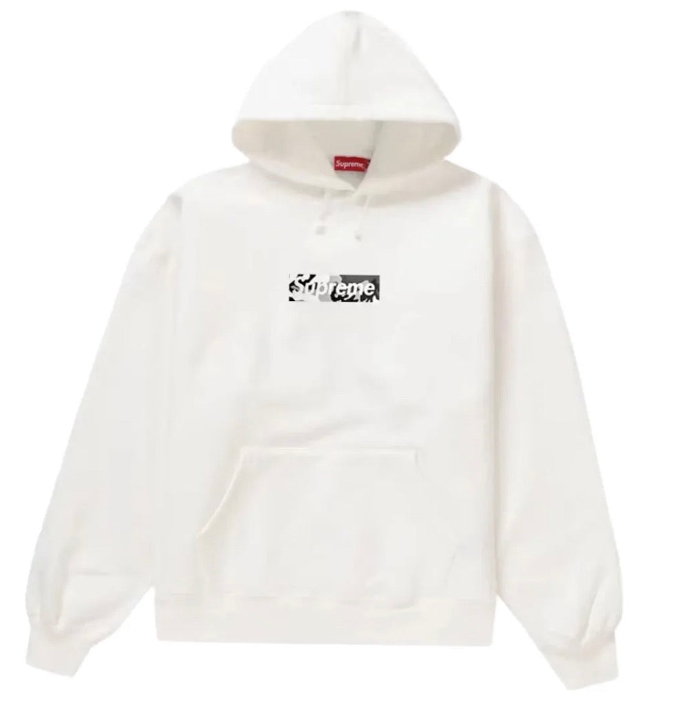 Supreme Miami box logo “SS25” - white hoodie