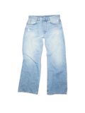 2021M light-blue vintage jeans with faded wash and subtle distressing