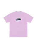 APLASTICPLANT Car Graphic T-Shirt — Pink