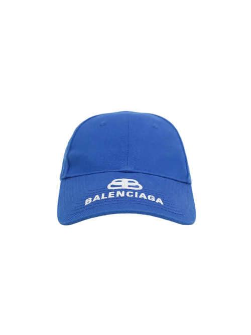 Royal Blue Balenciaga BB Logo baseball cap, product view