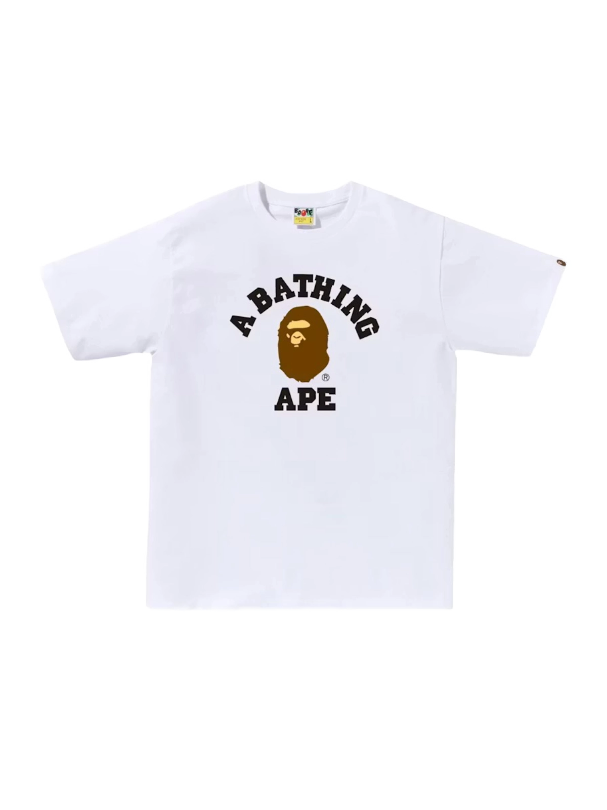 BAPE College T-Shirt — White