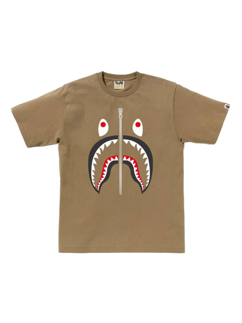 A Bathing Ape Short-Sleeve T-Shirt — Brown