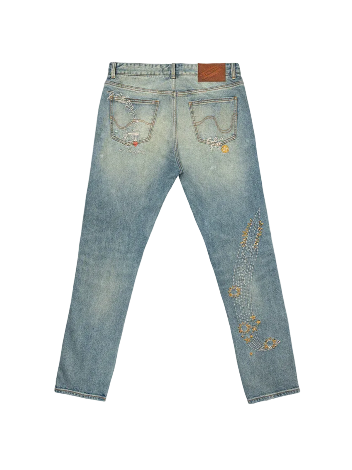 BBC Ice Cream Running Dog Red Skinny Denim