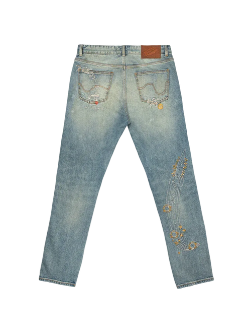 BBC Ice Cream Running Dog Red Skinny Denim