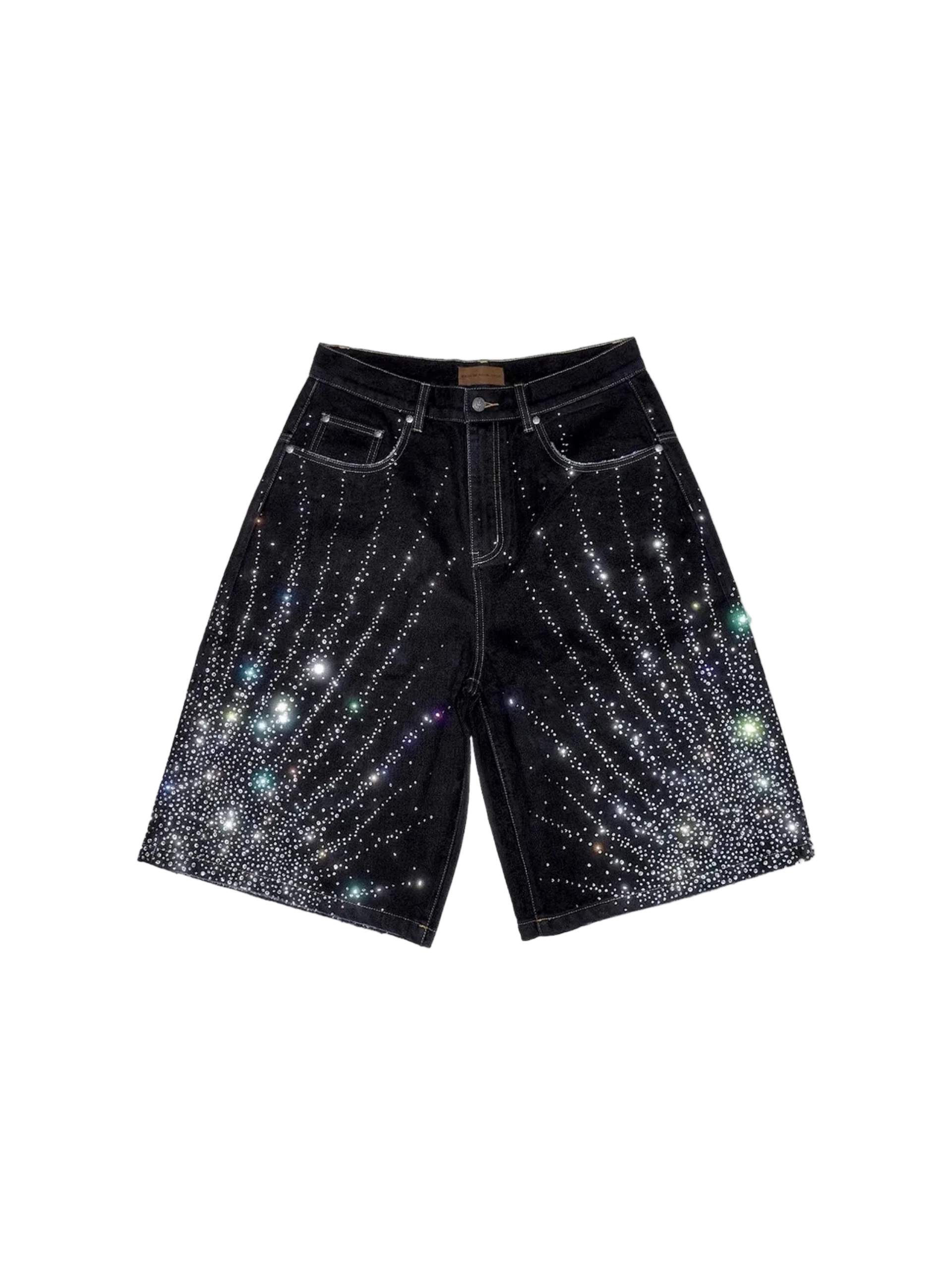 Birth of Royal Child - 20K Starlight Diamond Shorts Black