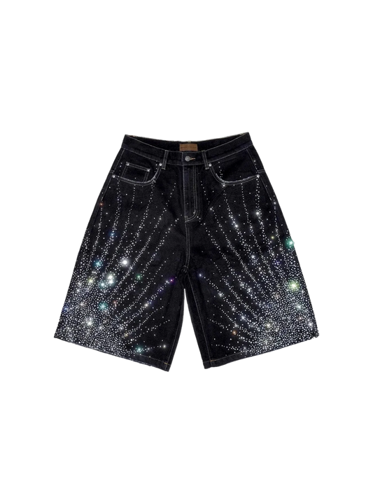 Birth of Royal Child - 20K Starlight Diamond Shorts Black