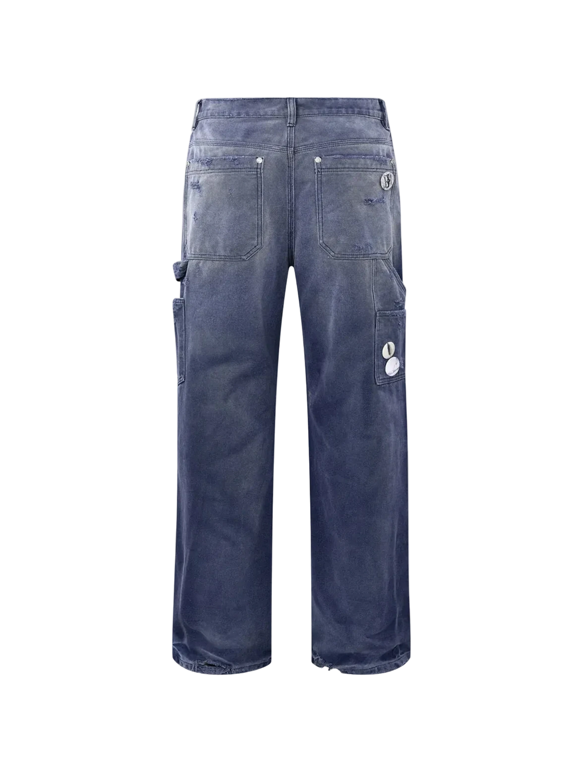 Birth of Royal Child 1920 Vintage Blue Pin Emblem Workwear Trousers