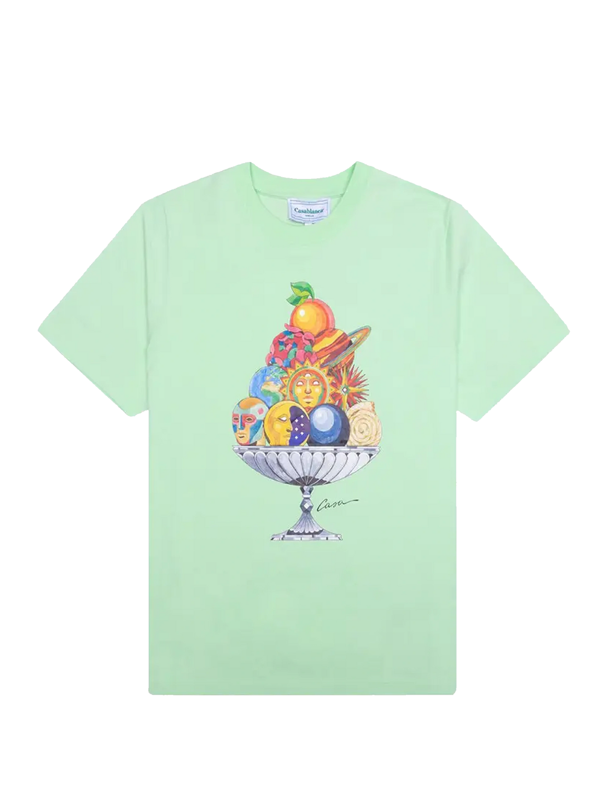 Casablanca Celestial Pyramid T-Shirt — Green